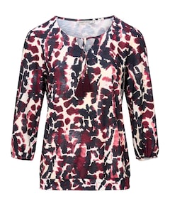 Dames longsleeve bordeaux