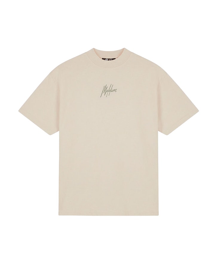 Heren T-shirt beige