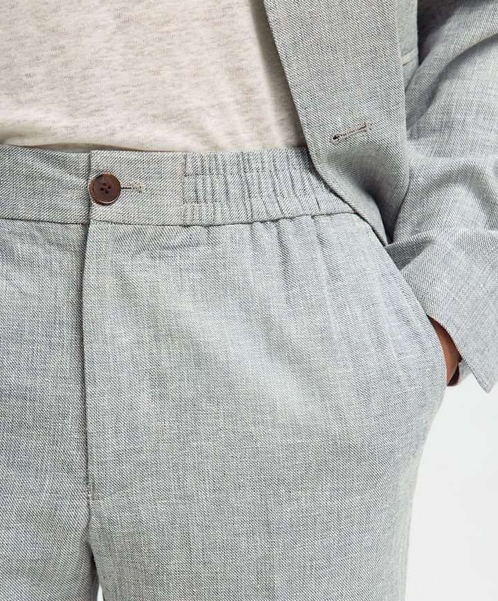 SLHREG-MALIK SUN TRS NOOS heren broek groen