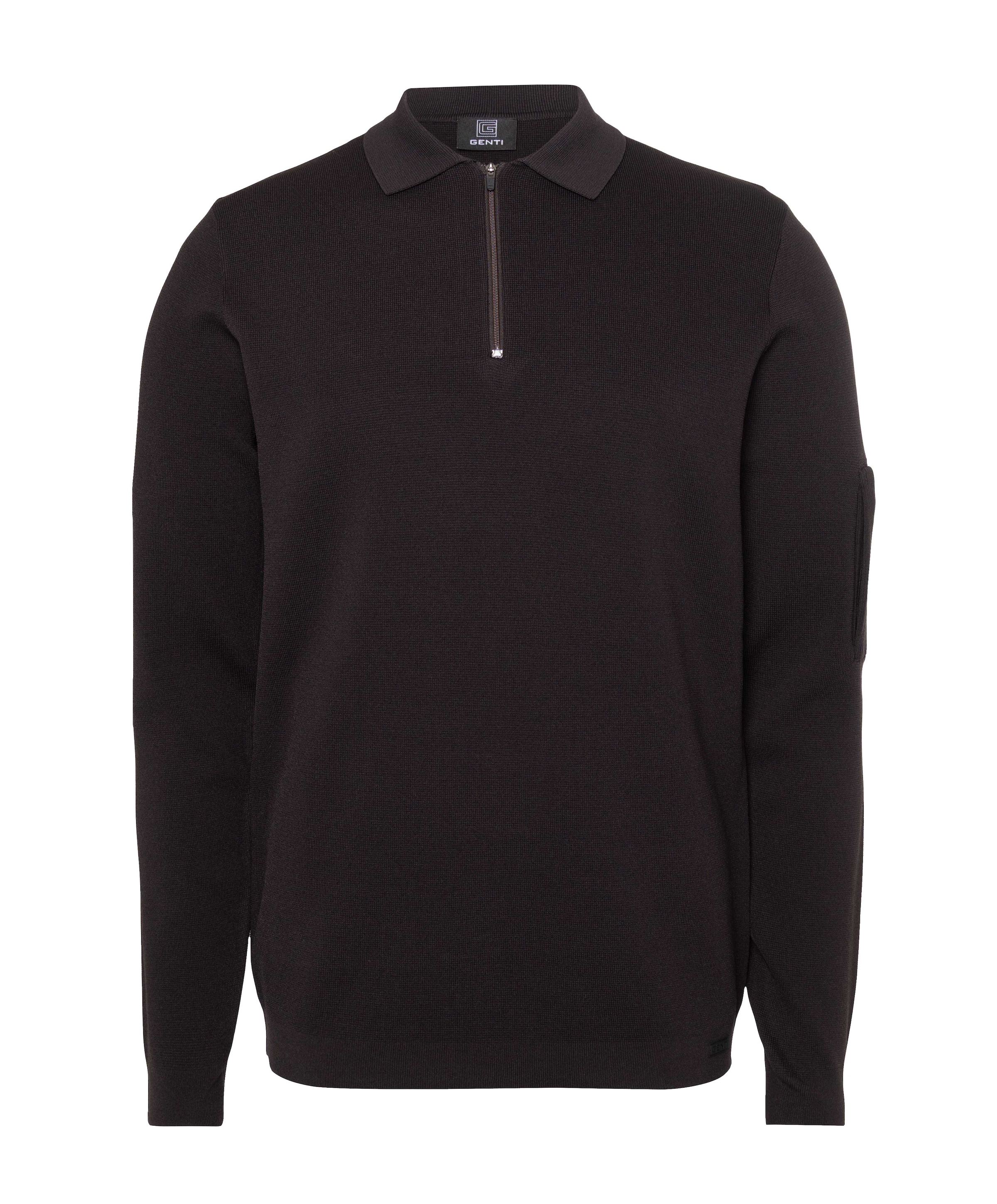 Heren polo bruin