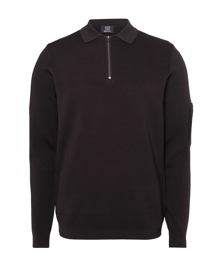 Heren polo bruin