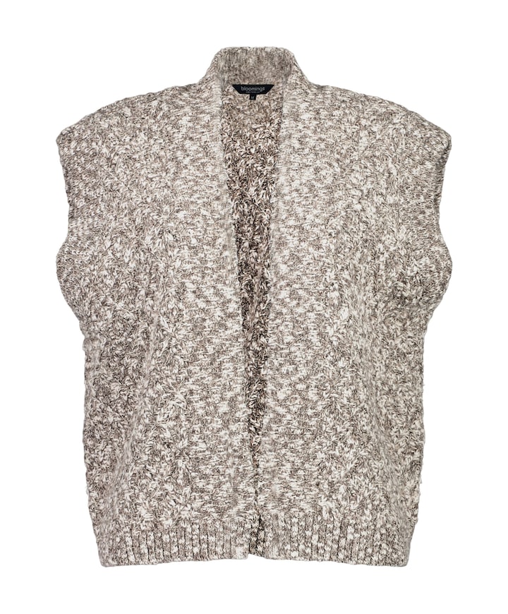 Dames gilet bruin