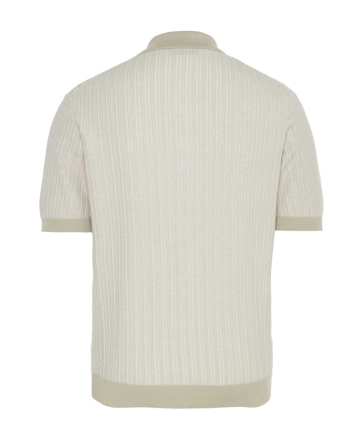 Heren polo beige