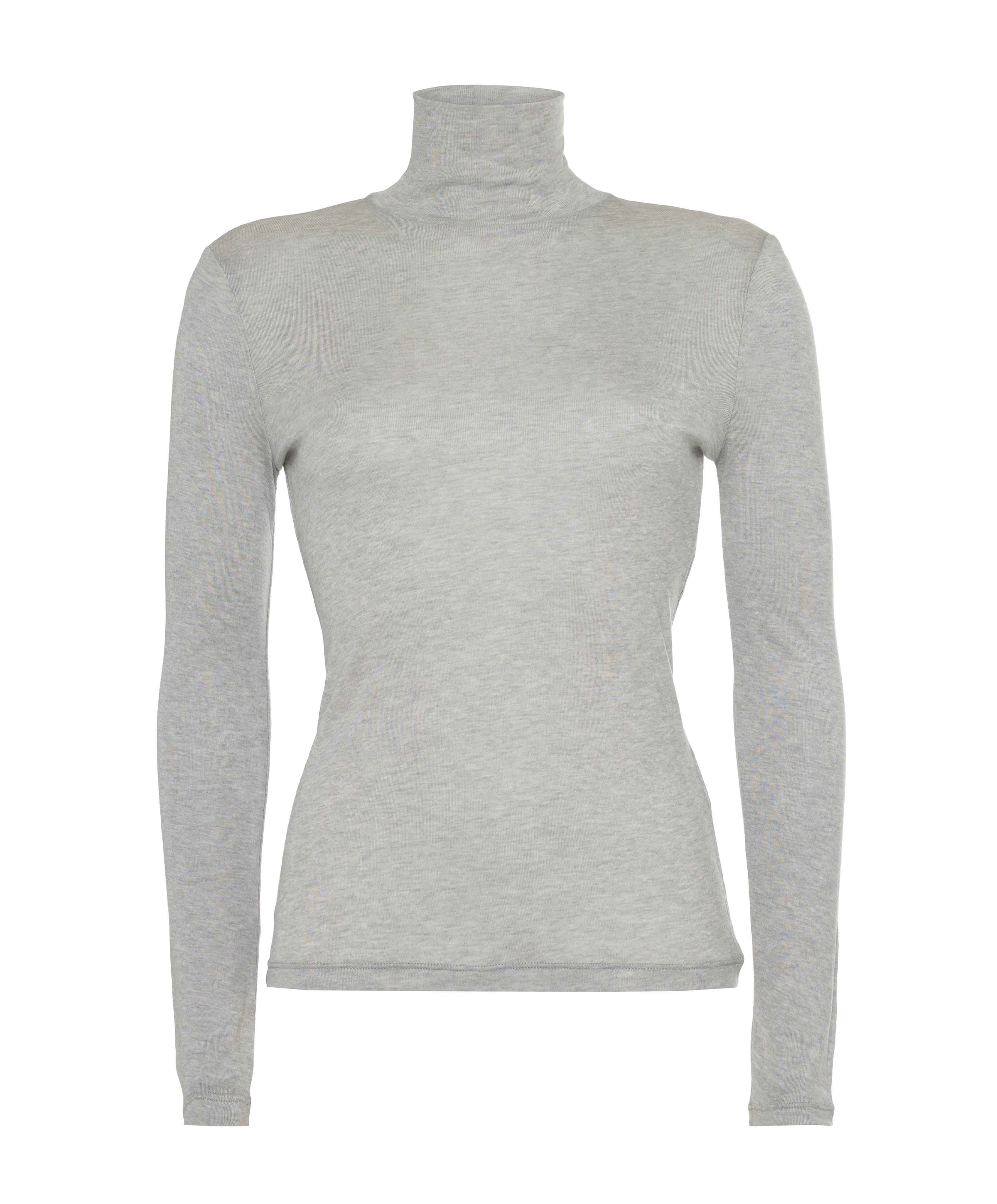 Dames longsleeve grijs