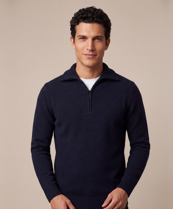 Heren trui blauw