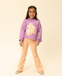 Meisjes sweater paars