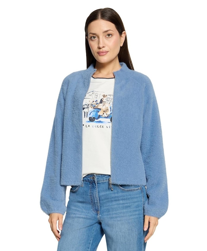 Dames vest blauw