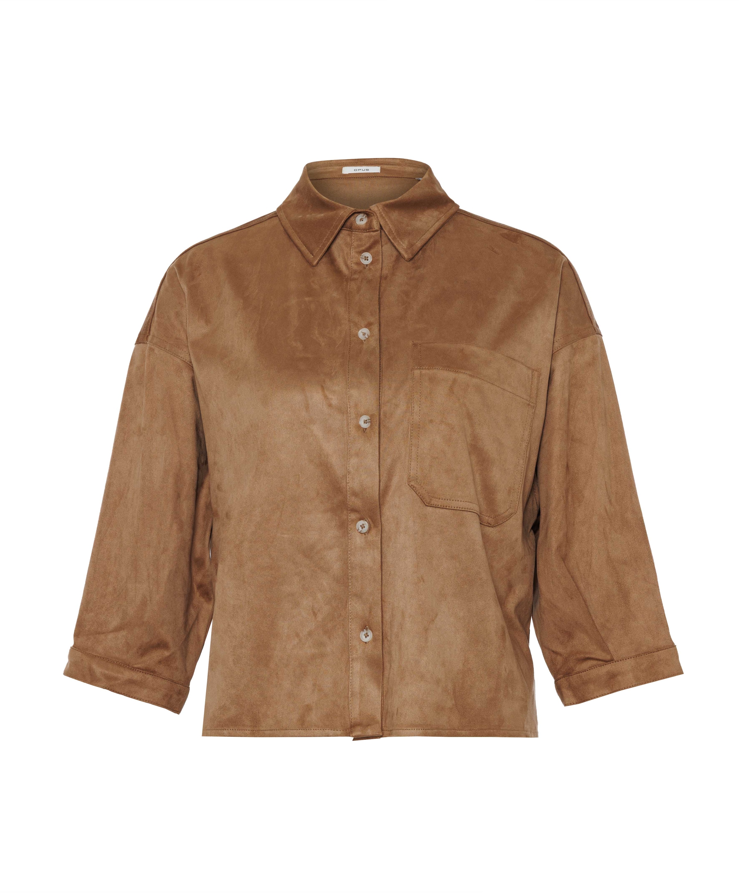 Dames blouse bruin