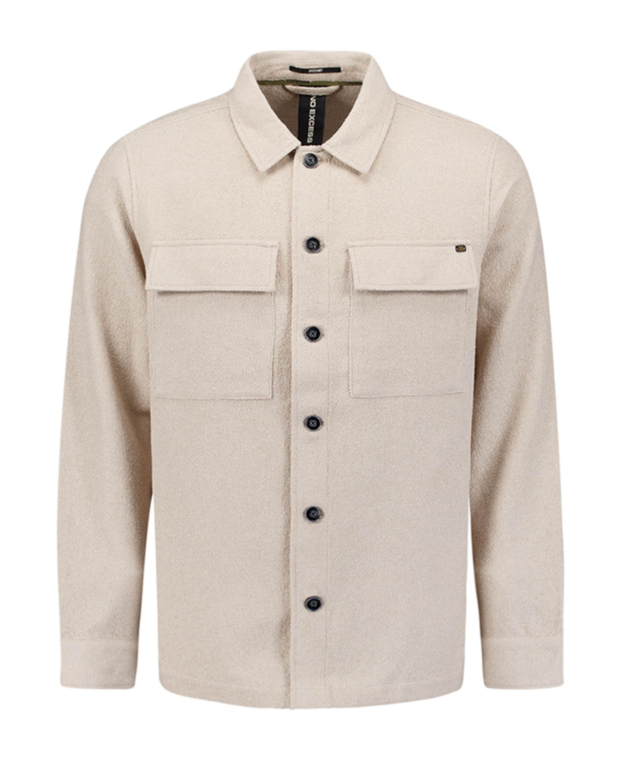 Heren overshirt beige
