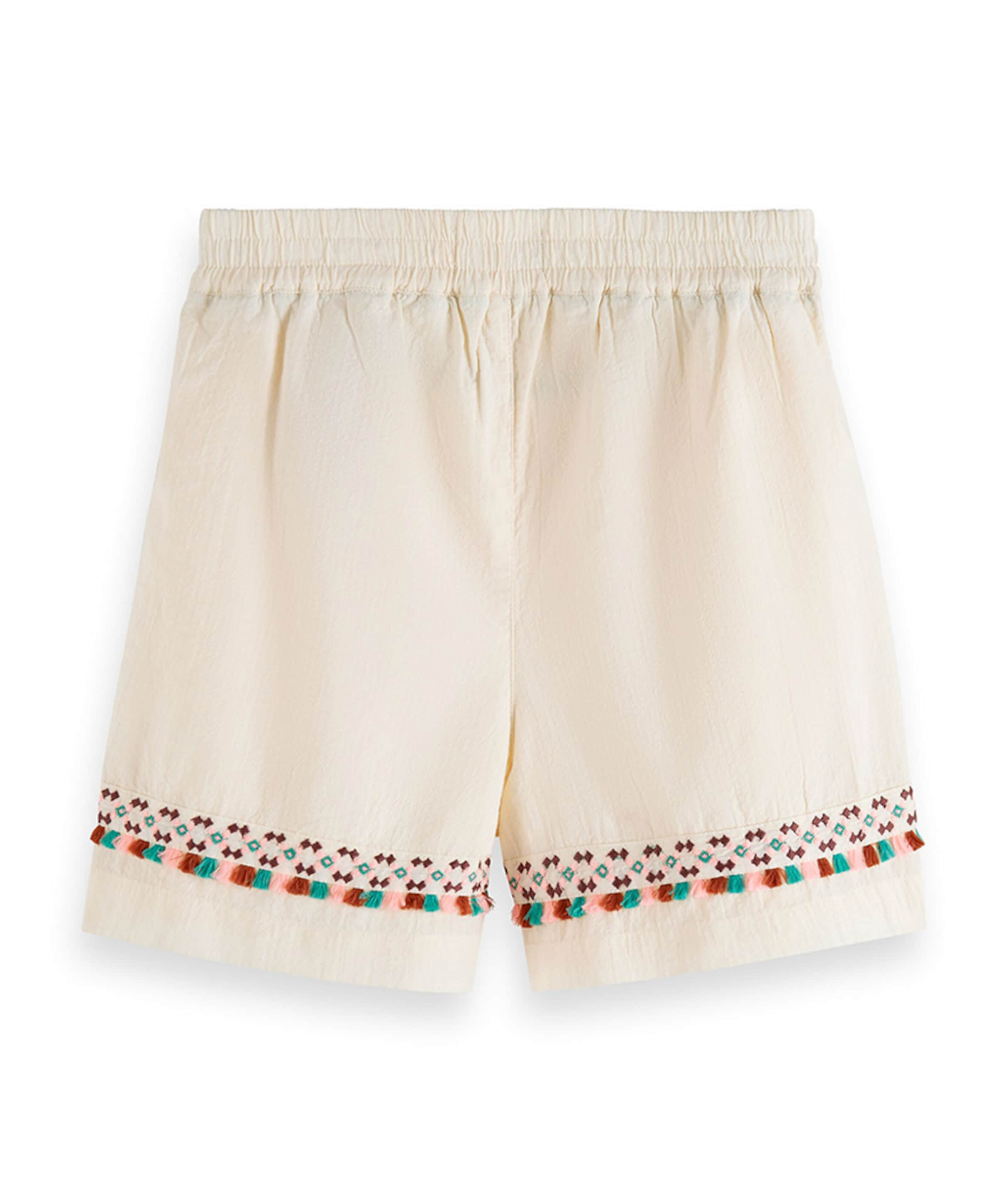 Embroidered shorts store