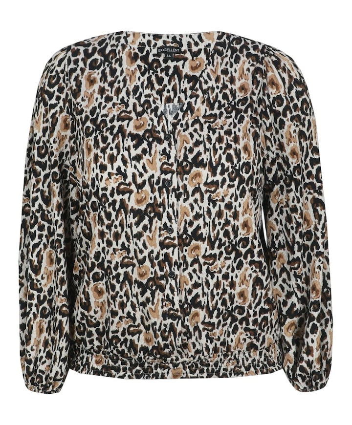 Dames blouse beige