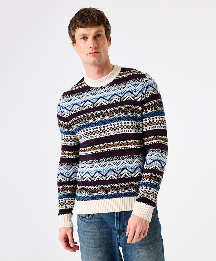 Heren trui multicolor