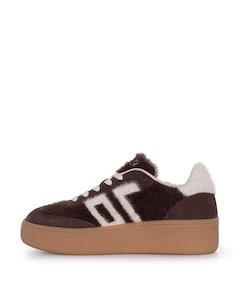 XXL dames sneakers bruin