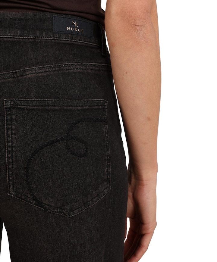 Abby dames jeans bruin