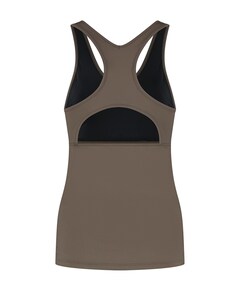 Dames singlet bruin