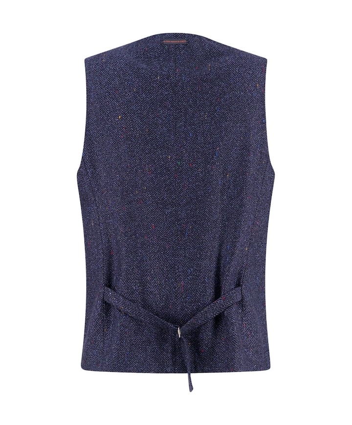 Heren gilet blauw