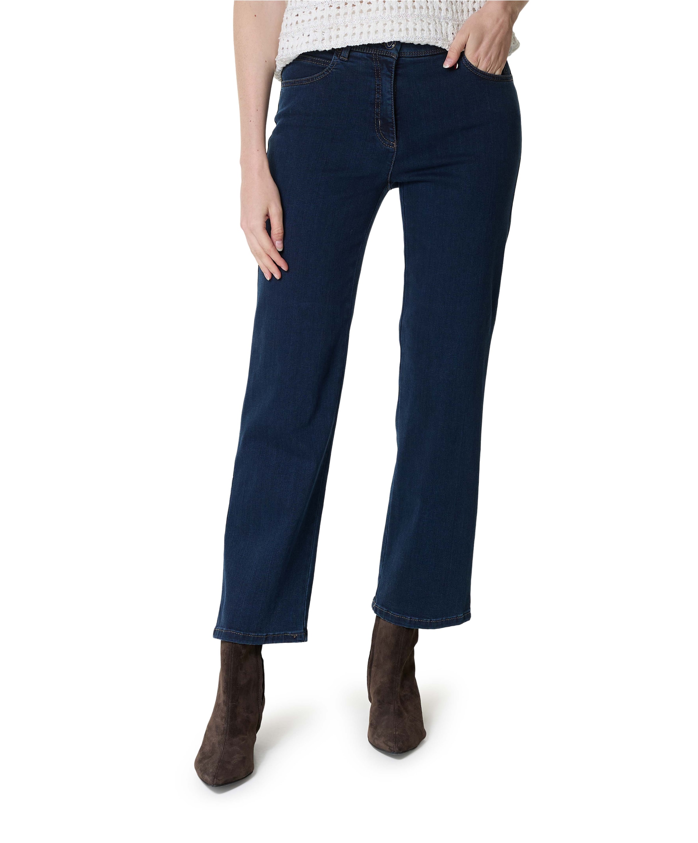 MbF Straight dames jeans blauw