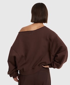 Dames sweater bruin