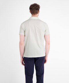 Heren polo ecru