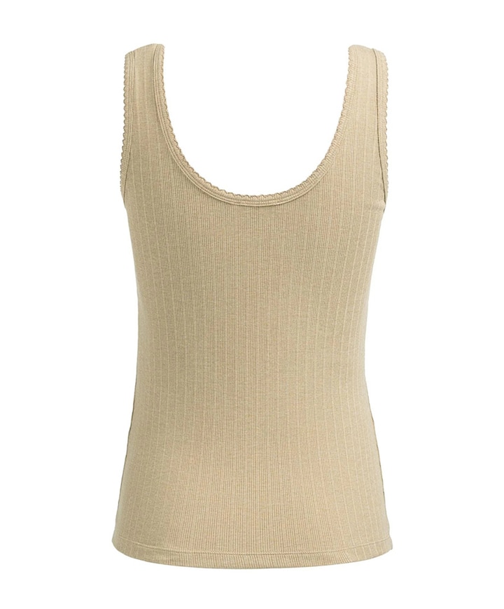 Dames top beige