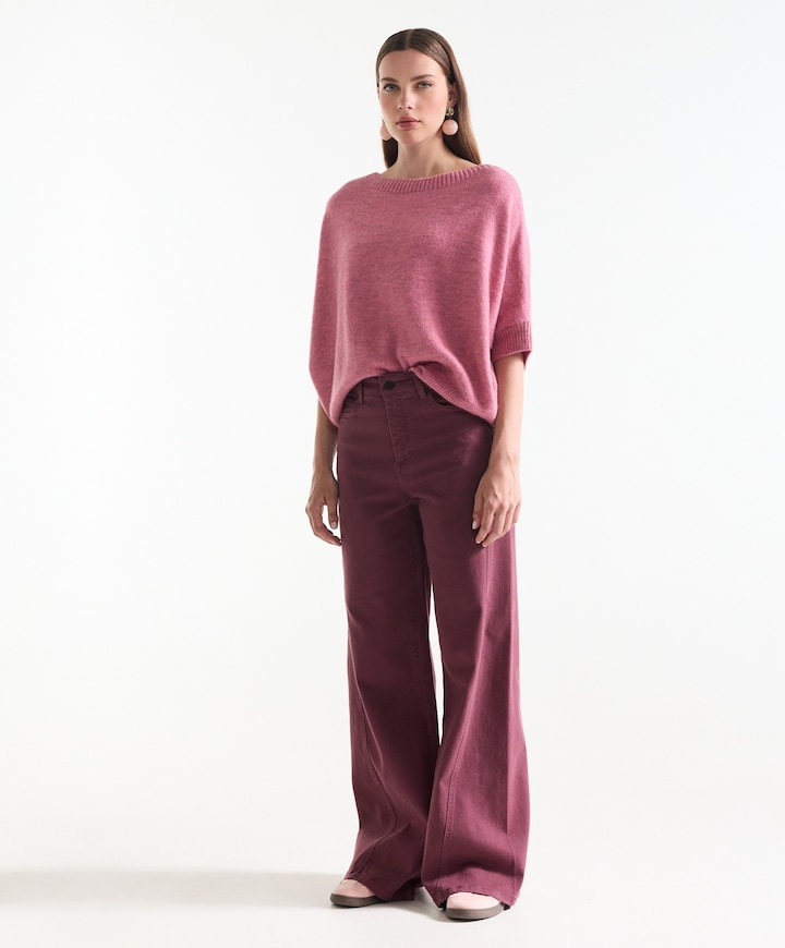Dames trui roze