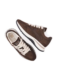 Usher Riggs dames sneakers bruin