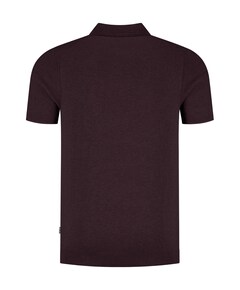 Heren polo bordeaux
