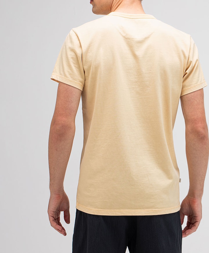 Heren T-shirt geel