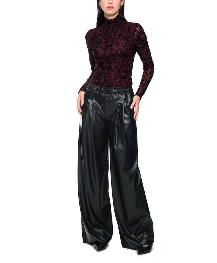 Dames longsleeve bordeaux