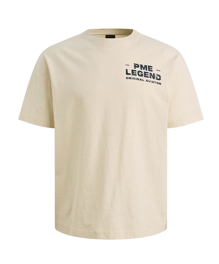 Heren T-shirt ecru