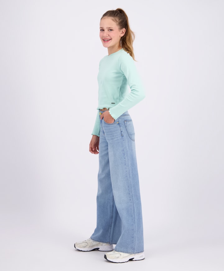 Monaco meisjes jeans blauw