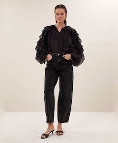 Dames blouse zwart