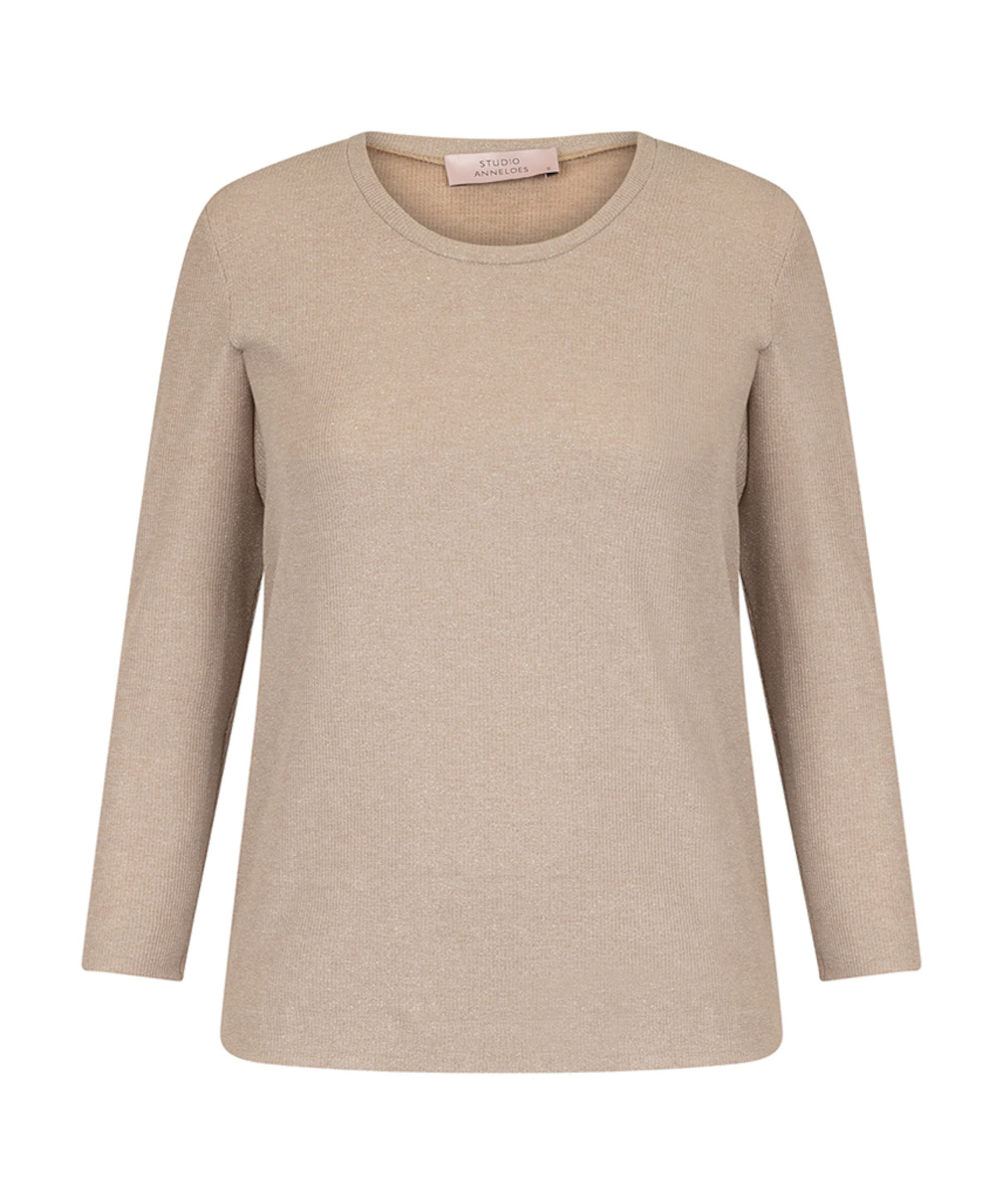Dames longsleeve beige