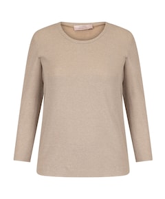 Dames longsleeve beige