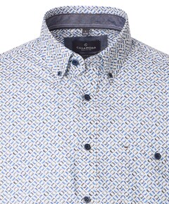 Heren overhemd lange mouw ecru