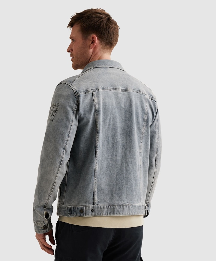 Heren spijkerjas blauw