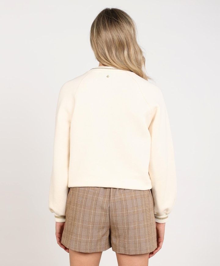 Dames sweater ecru
