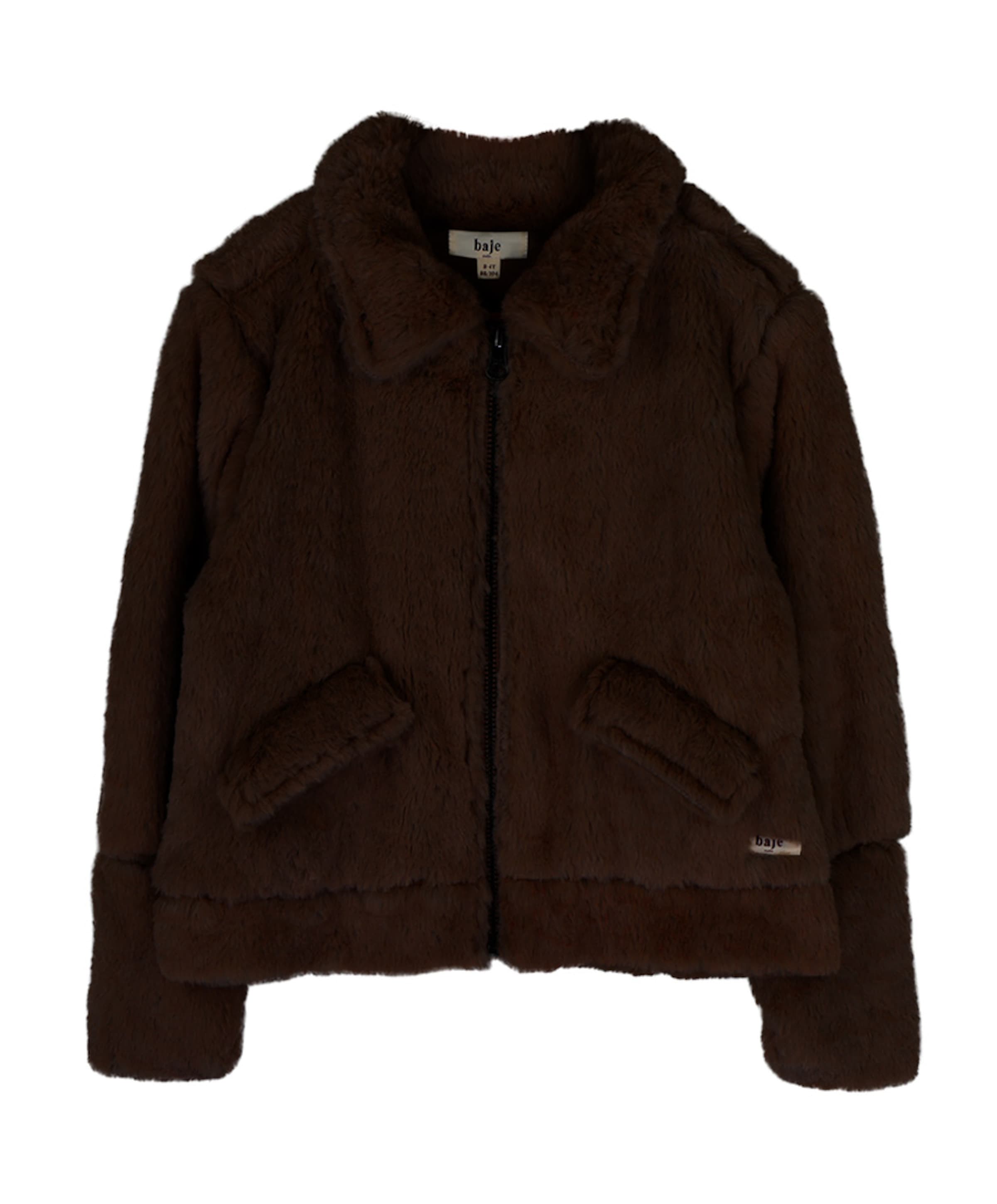 Meisjes jas bruin