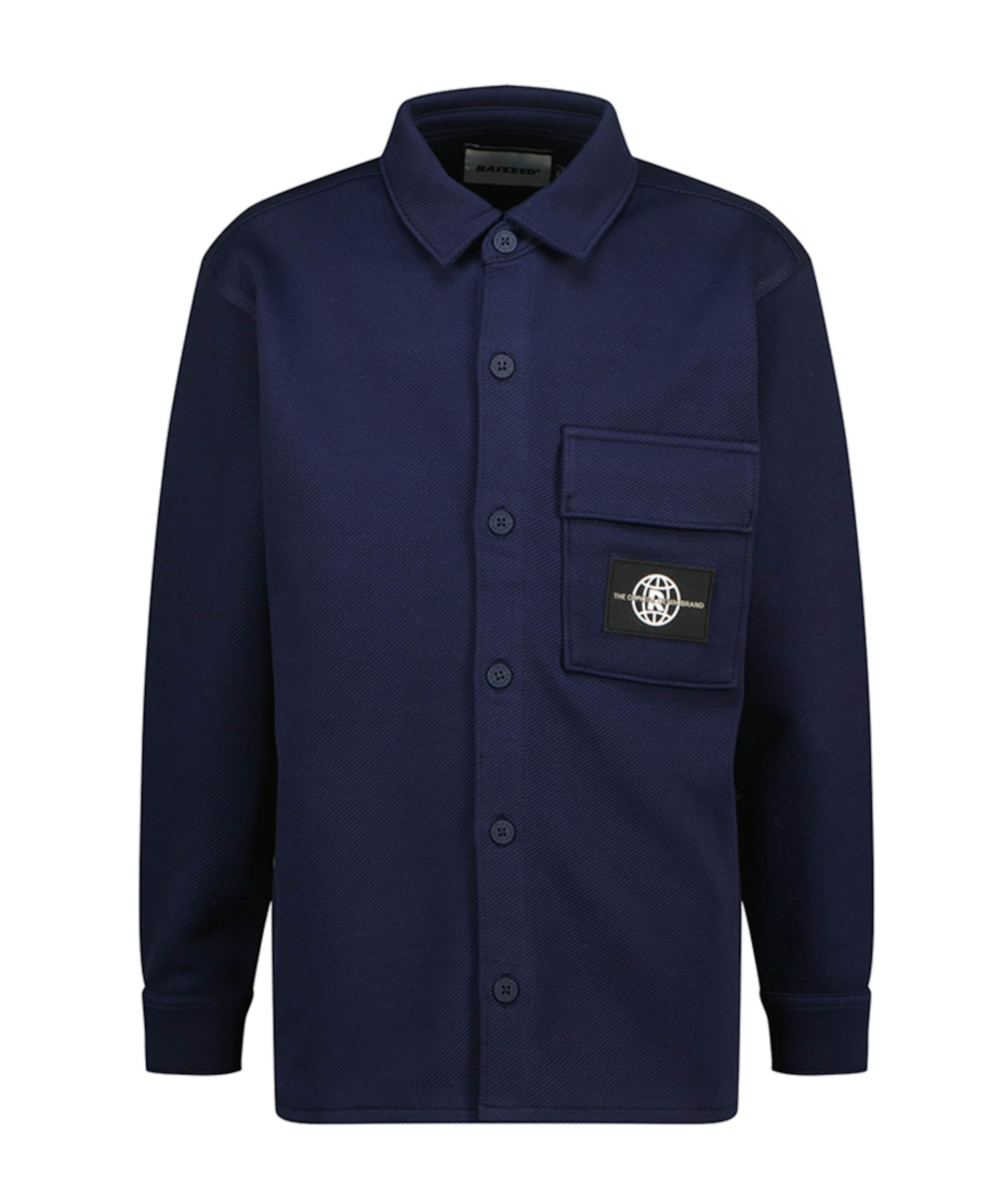 Overhemd lange mouw blauw