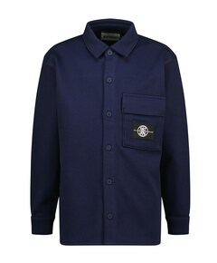 Overhemd lange mouw blauw