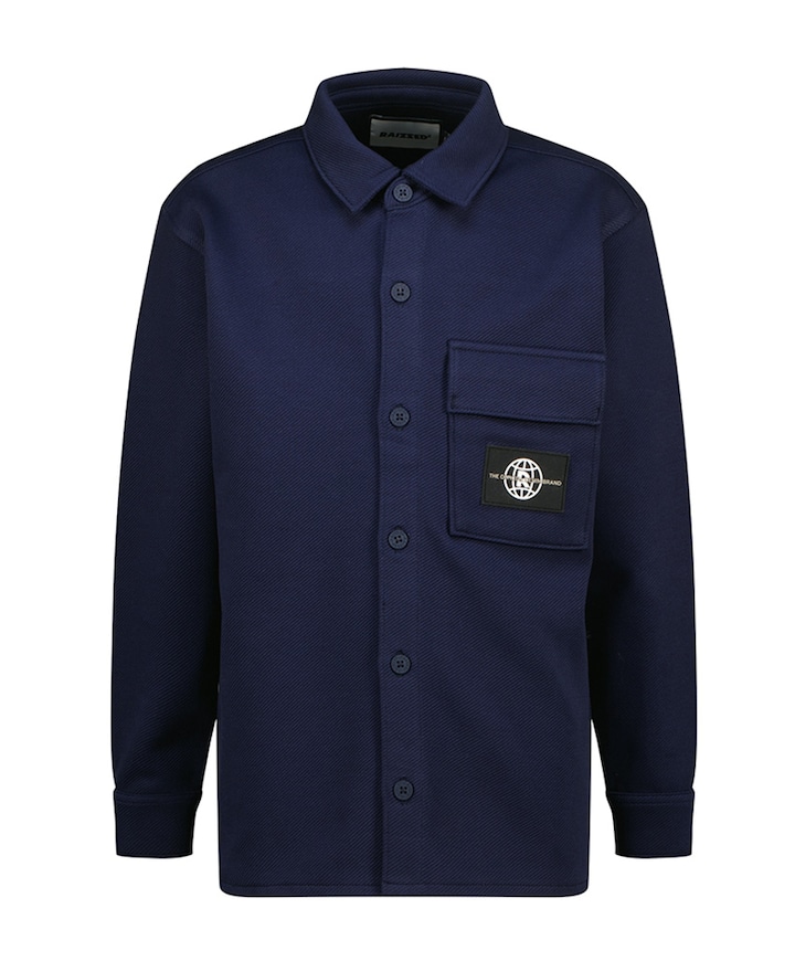 Overhemd lange mouw blauw