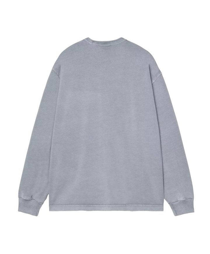 Heren longsleeve blauw
