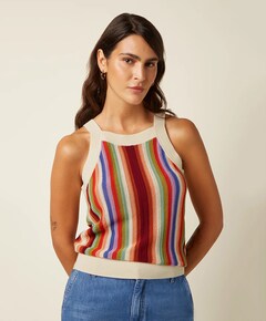Dames top multicolor