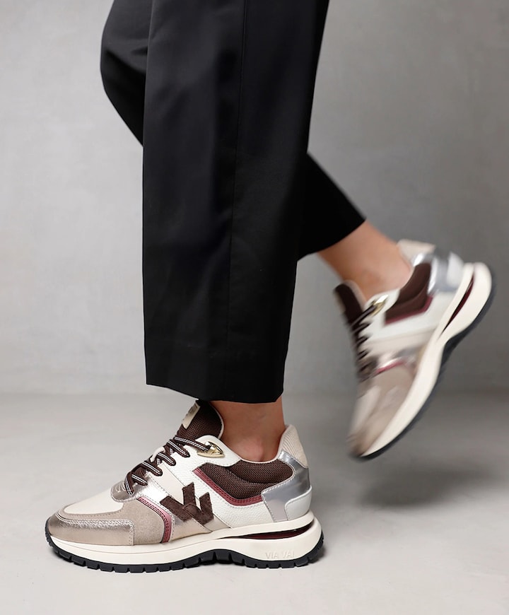 Usher Davina dames sneakers beige