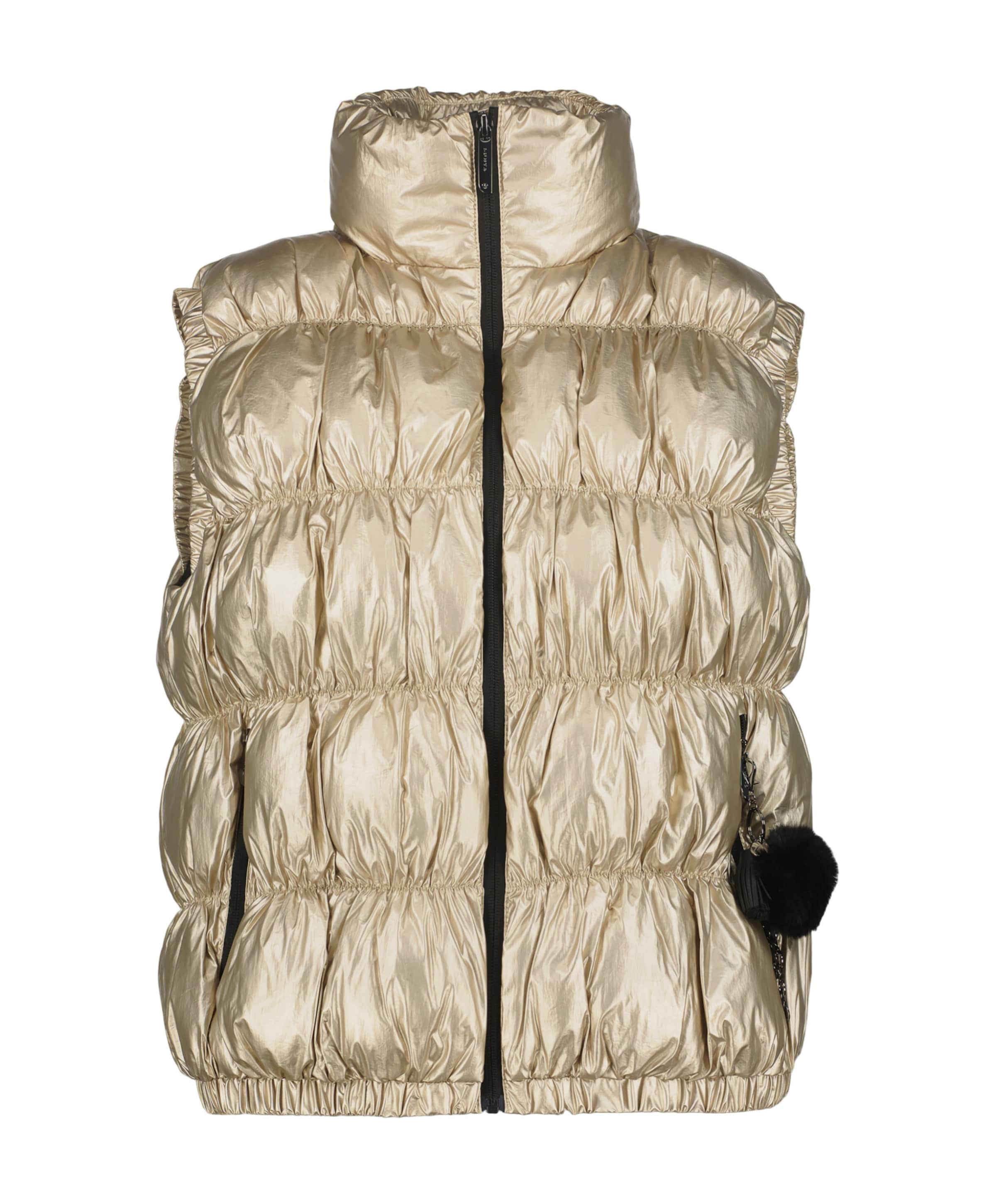 Dames bodywarmer goud