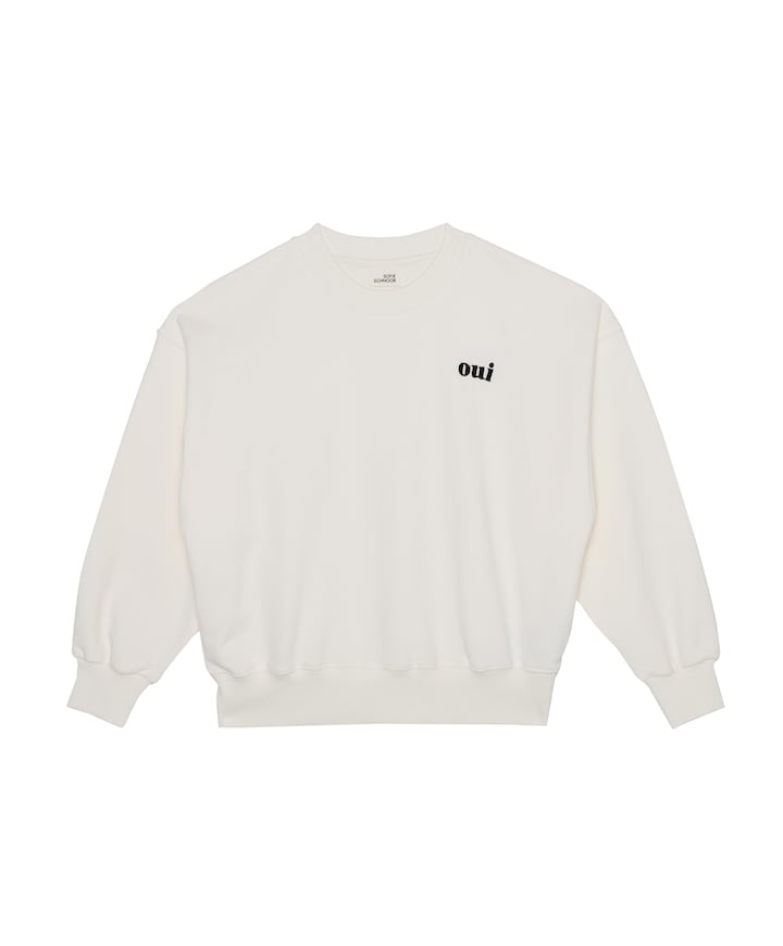 Meisjes sweater ecru