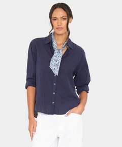 Dames blouse blauw