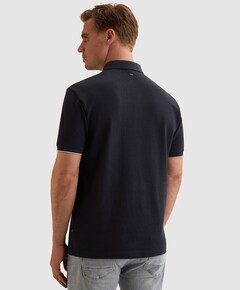 Heren polo blauw