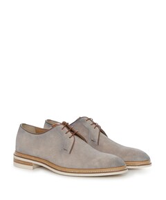 heren veterschoenen beige