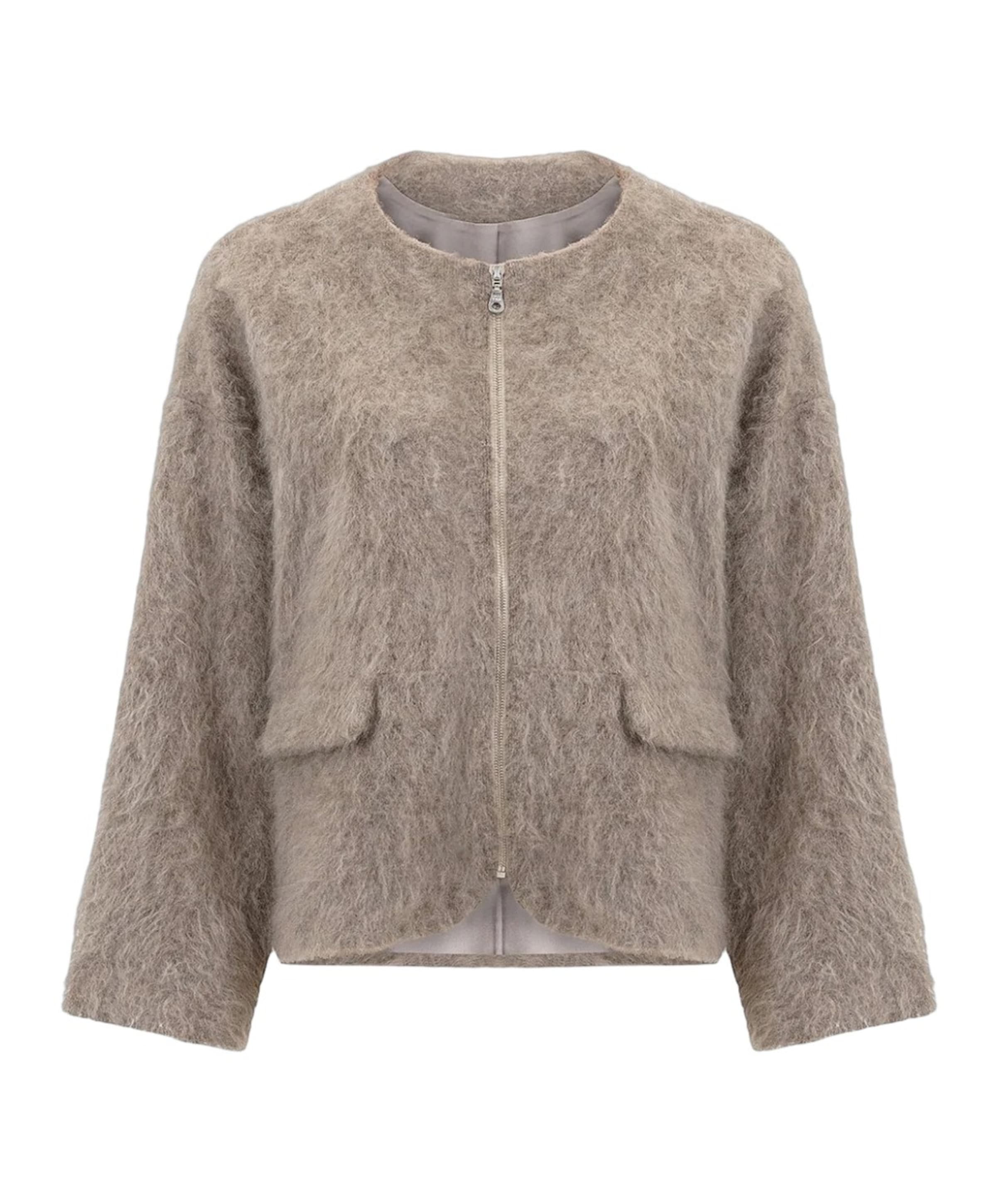 Dames vest grijs